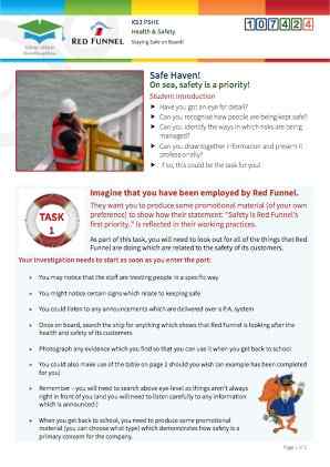 Click to view Resource 107424 Managing Risk! Staying Safe on board. 
